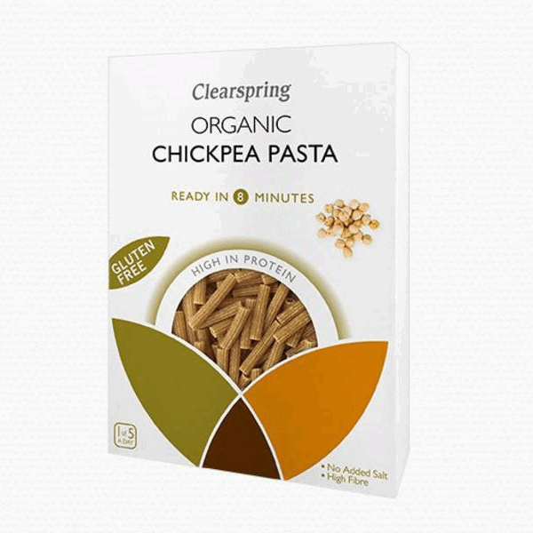 Clearspring Pâtes de pois chiches biologiques sans gluten, 250