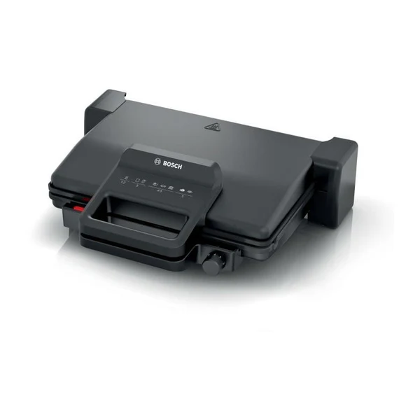 Grille-viande - - Tcg3323 - Noir Mat - 2000w - Thermostat 5 Niveaux - 3 Positions : Mode Grill Ou Four, Pierrade Bosch