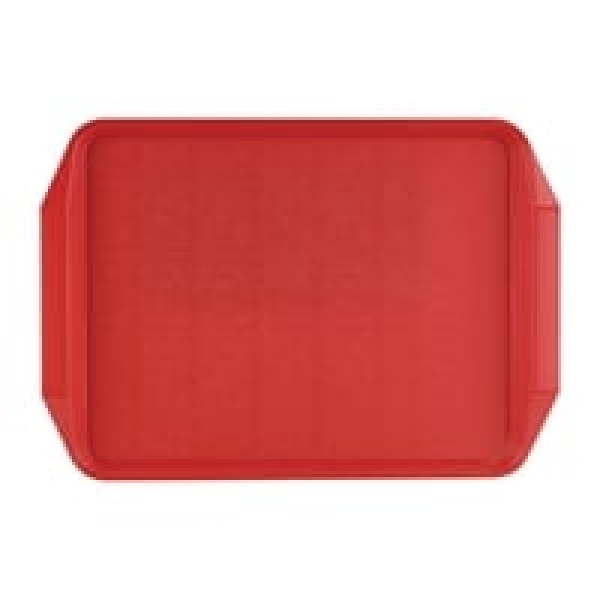 Plateau avec poignées Roltex 435x305mm rouge