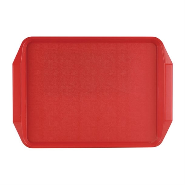 Plateau avec poignées Roltex 435x305mm rouge