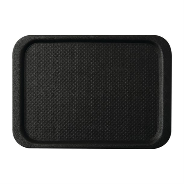 Plateau de service en mélamine Roltex Self antidérapant 46x36cm wengé
