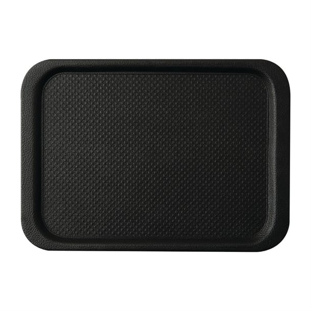 Plateau de service en mélamine Roltex Self antidérapant 46x36cm wengé