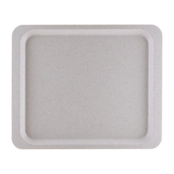 Plateau de service en polyester Roltex GN1/2 325x265mm gris moucheté