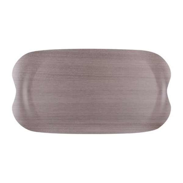 Plateau de service Roltex Wave 43x23cm bois gris veiné11