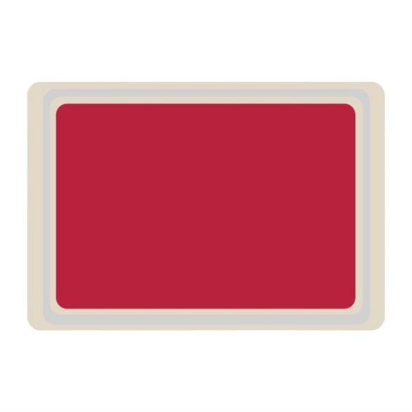Plateau de service en polyester Roltex Euronorme 530x370mm rouge