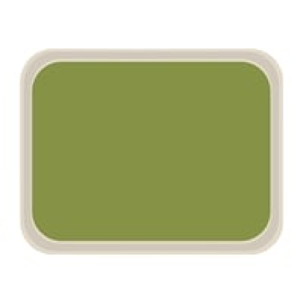 Plateau de service en polyester Roltex America 460 x 360mm vert