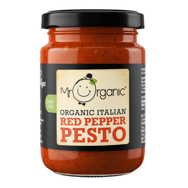 Mr Organic Pesto Poivron Rouge Bio 130g