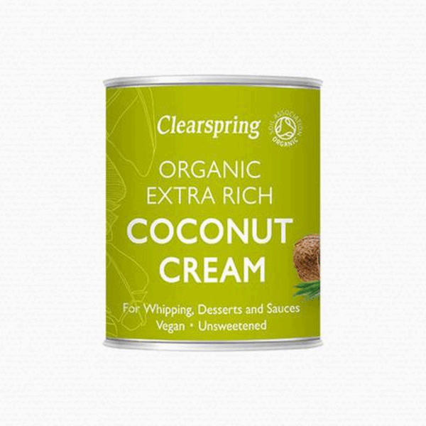 Clearspring Crème de Noix de Coco Extra Riche Bio Vegan, 200 ml