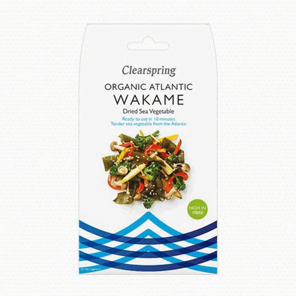 Clearspring Organic Atlantic Wakame Seaweed Vegan, 25g