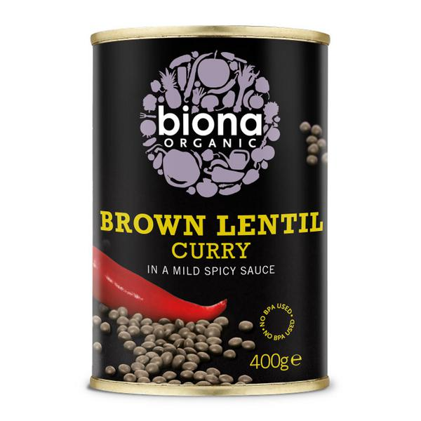 Biona Organic Brown Lentil Curry 400g