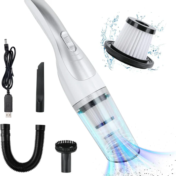 Aspirateur de table sans fil rechargeable 9000PA blanc Vendos85