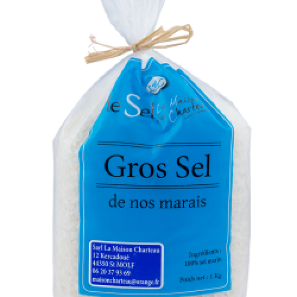 GROS SEL GUÉRANDE MAISON CHARTEAU, 1KG
