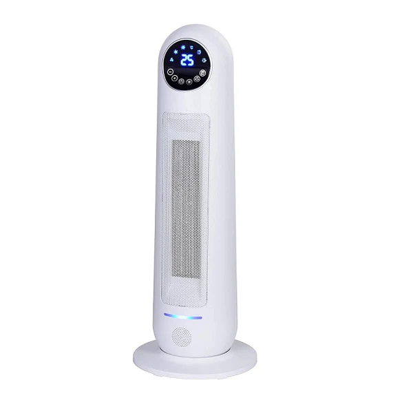 chauffage soufflant colonne avec oscillation et minuterie 8H 2200W blanc noir Vendos85