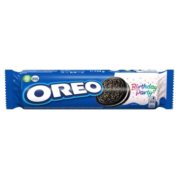 Oreo Birthday Party Sandwich Biscuits 154g