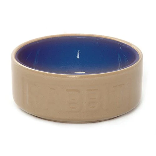 Mason Cash 13cm Cane/Blue Lettered Rabbit Bowl