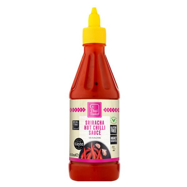 Thai Taste Sriracha Sauce piquante sans gluten, végétalienne 450 ml