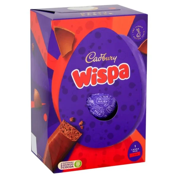 Cadbury Chocolate Wispa Easter Egg 183g