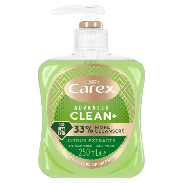 Carex Advanced Clean + Citrus Handwash 250ml