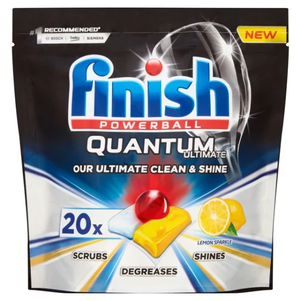 Finish Quantum Ultimate Dishwasher Tablets Lemon 20 per pack