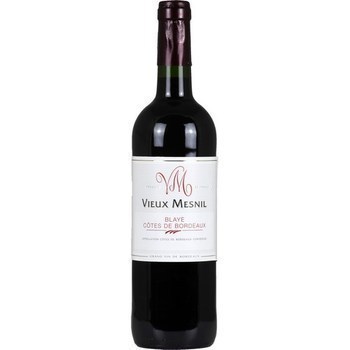 XC ; Blaye Côtes de Bordeaux Vieux Mesnil 13° 75 cl