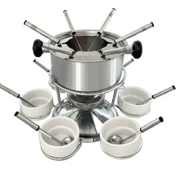 Ensemble à fondue bourguignonne pour 6 personnes, diamètre 17 cm Rotel Swiss Tradition Rotel