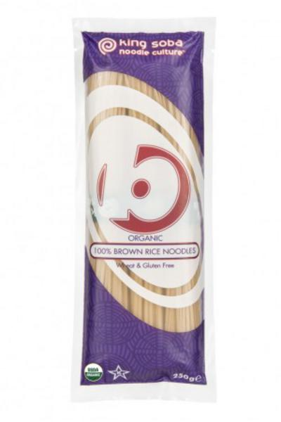 King Soba Organic Brown Rice Noodles 250g
