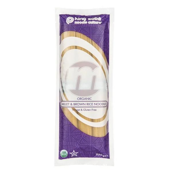 King Soba Organic Millet & Brown Rice Noodles 250g