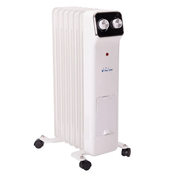 Radiateur d'huile blanc avec réservoir d'humidification Purline