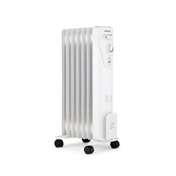 Radiateur électrique Bain D'huile 1500w Oceanic - 3 Puissances - 7 éléments - Blanc - Mobile Oceanic