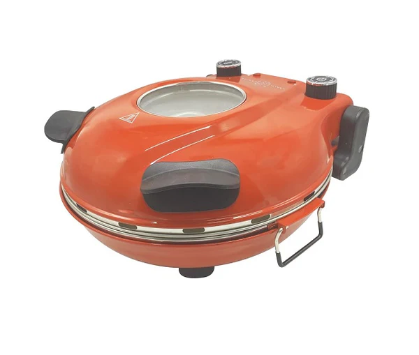 Four à Pizza électrique 420 ℃ 1200W rouge Vendos85