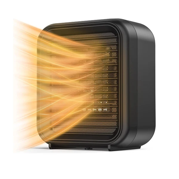 Mini Radiateur Céramique 800W noir Vendos85