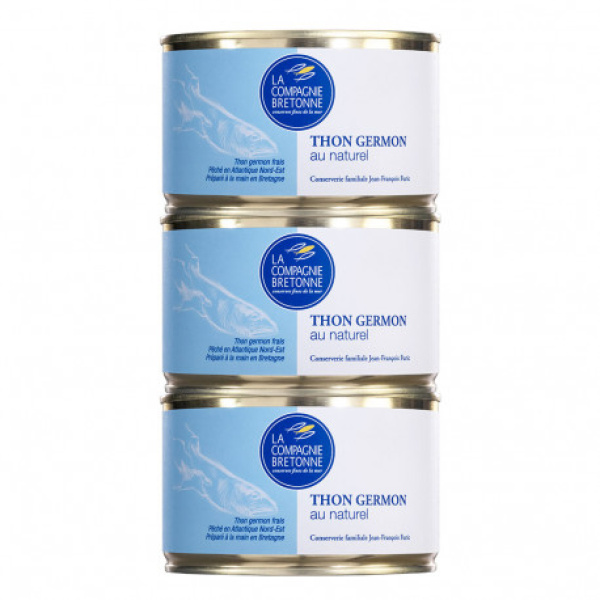 THON BLANC GERMON AU NATUREL 400G LOT DE 3