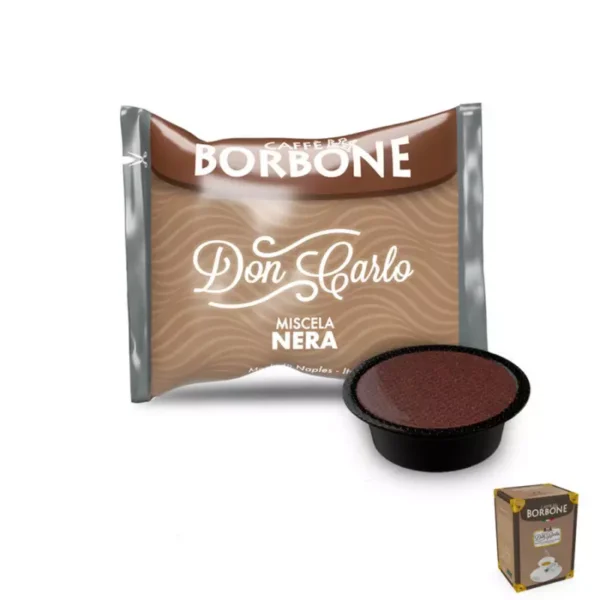50 BLACK Blend Capsules Borbone Coffee Compatible Lavazza A Modo Mio®