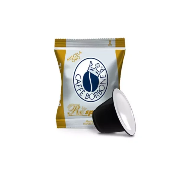 50 GOLD Blend Capsules Borbone Coffee Respresso Compatible Nespresso®