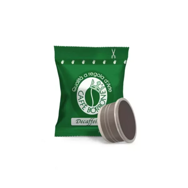 50 GREEN DEK Blend Capsules Borbone Coffee Compatible Lavazza® Espresso Point®