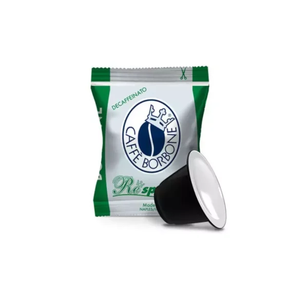 50 GREEN/DEK Blend Capsules Borbone Coffee Respresso Compatible Nespresso®