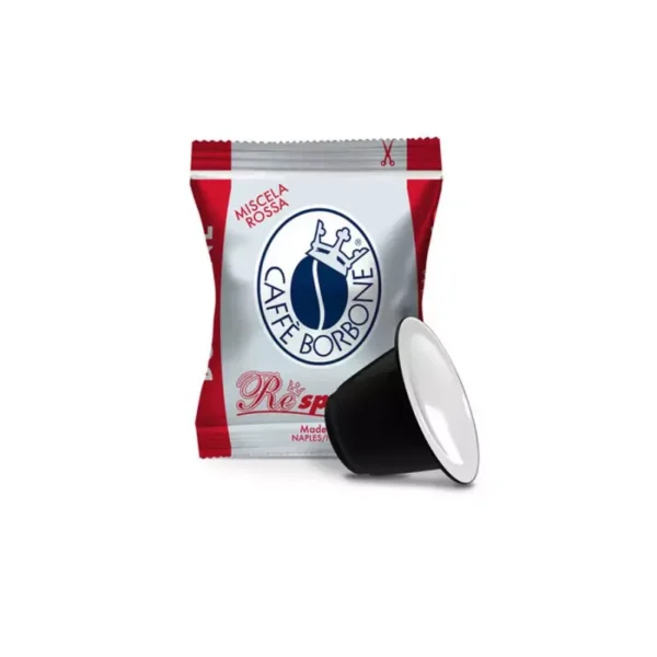 50 RED Blend Capsules Borbone Coffee Respresso Compatible Nespresso®