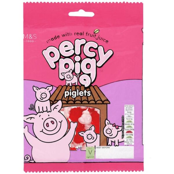 M&S Percy Pig Piglet Fruit Gums 170g