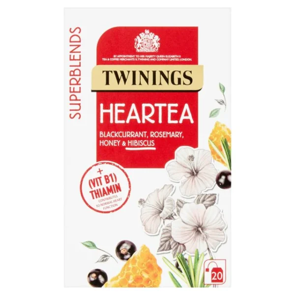 Twinings Superblends Heartea with Blackcurrant, Rosemary and Honey 20 per pack