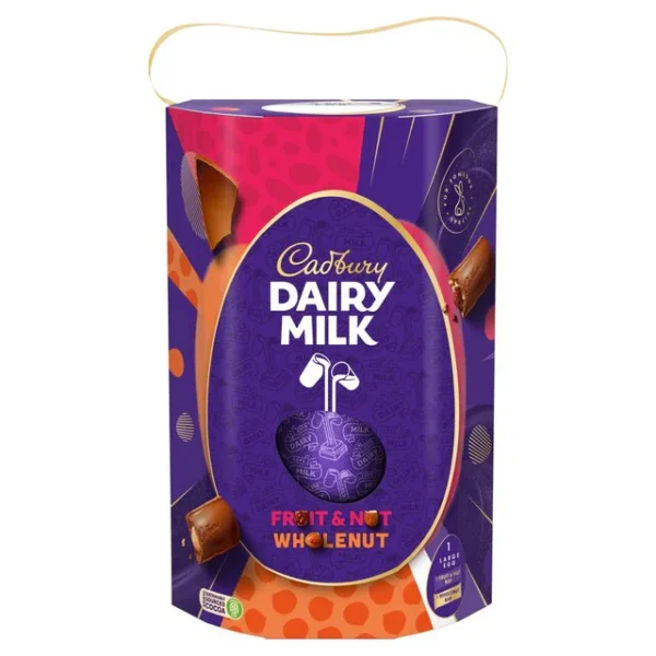 Cadbury Dairy Milk Fruit and Nut Chocolate Easter Egg 249g