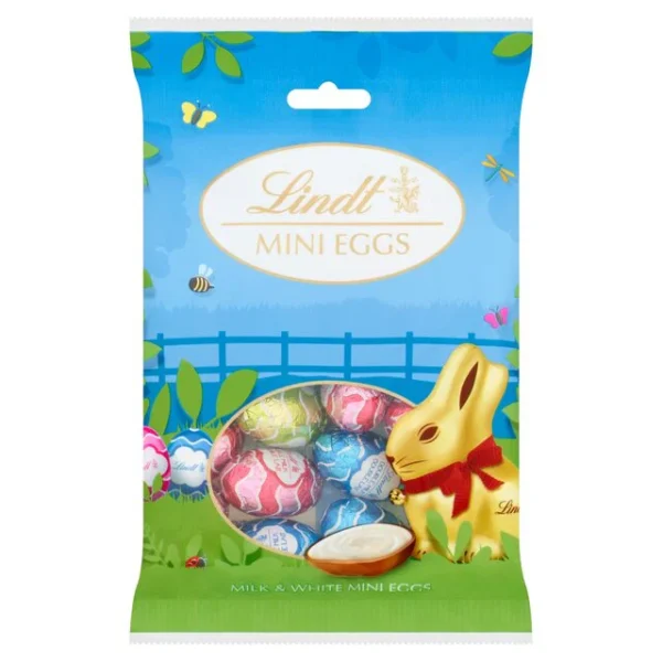 Lindt Easter Gold Bunny Milk and White Chocolate Mini Eggs 80g