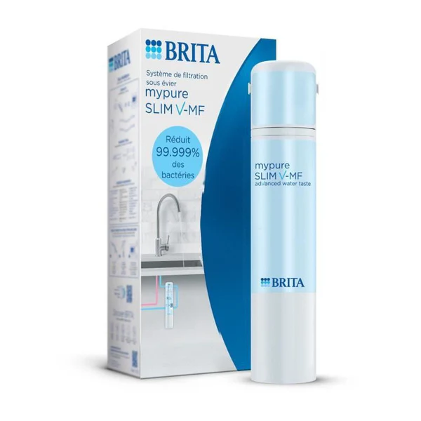 Systeme De Filtration De L'eau - Brita - Mypure Slim V-mf - 2 Pressions - Max 6.9 Bar - 8000 L D'eau Filtrée / 12 Mois Brita