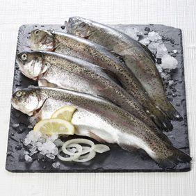 Truite portion, Oncorhynchus mykiss, élevée en France 300 g