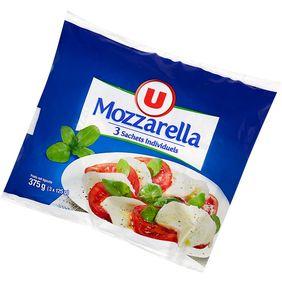 Mozzarella au lait pasteurisé, U, 17% de MG, 3x125g