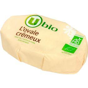 Fromage crèmeux au lait pasteurisé U BIO, 25%MG, 180g
