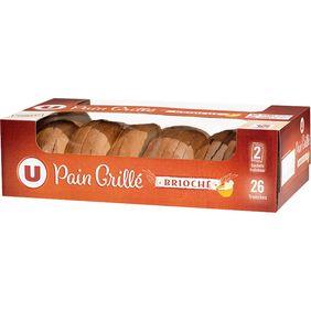 Pain grillé brioché 300g