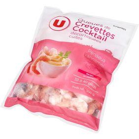 Queues de crevettes cuites décortiquées U, 300g