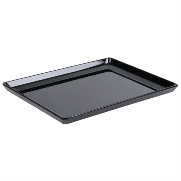 Plateau en mélamine APS Float noir GN 1/2