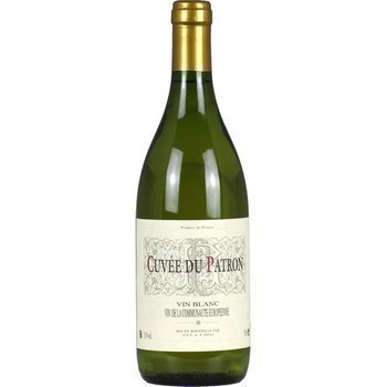 Vin de table Cuvée du Patron 11° 75 cl