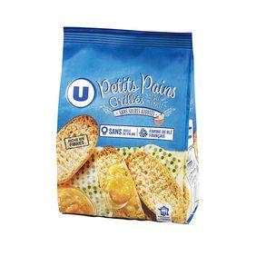 Petits Pains grillés au blé complet sans sucre ajouté U 225G
